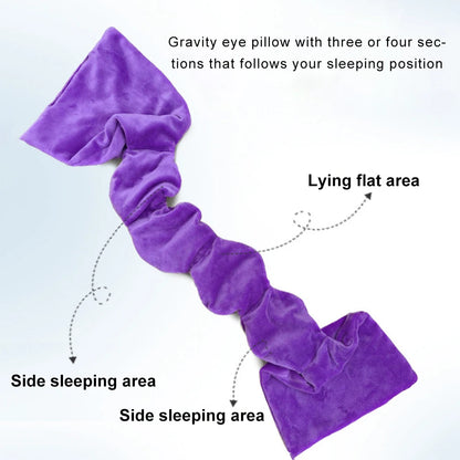 Weighted Eye Mask Sleeping Mask for Light Blocking Travel Eye Blindfold for Relaxation Gravity Sleep Patchs Eyeshade Sleepmask