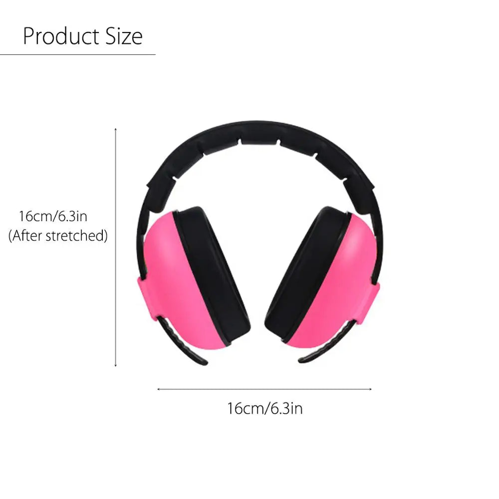 Noise Canceling Earmuffs for Kids Baby Hearing Protection Headset Soft Ear Defenders Noise Reduction Safety for Autism Children