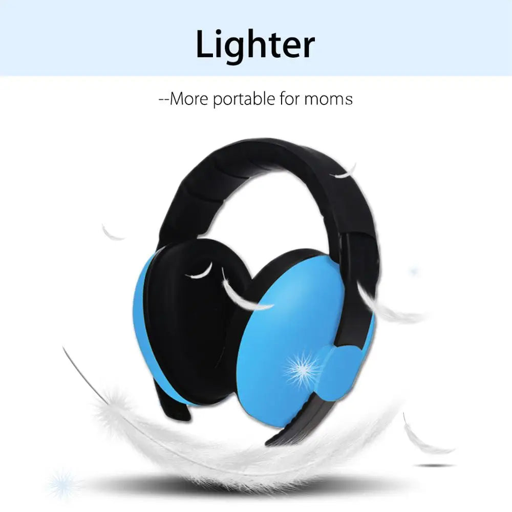 Noise Canceling Earmuffs for Kids Baby Hearing Protection Headset Soft Ear Defenders Noise Reduction Safety for Autism Children