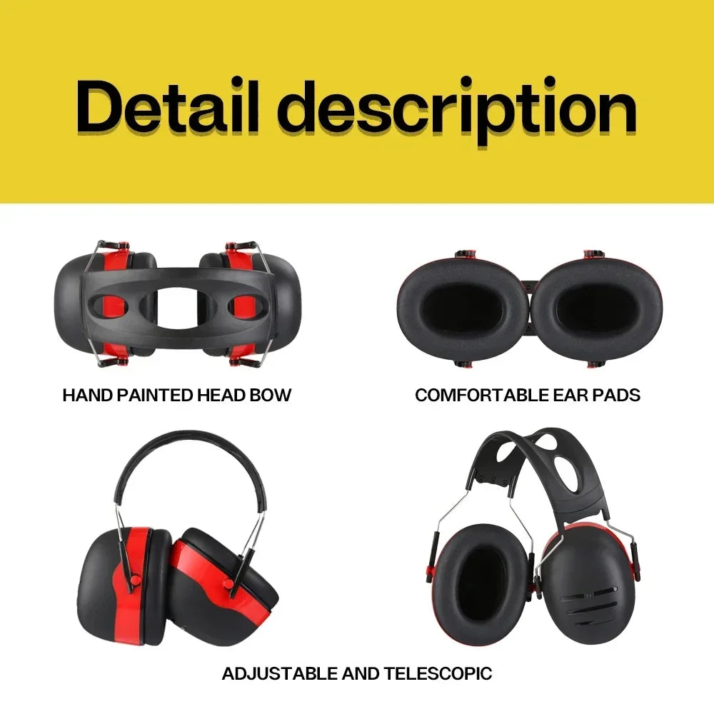 ARM NEXT Adjustable Ear Defenders 32dB X5A Earmuffs Hearing Protection Ear Defenders Noise Reduction for Mowing,Hunting